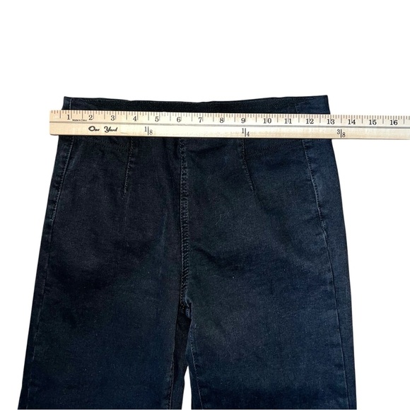 Free People Women's Flared Black Jeans size 25 pull on - Picture 6 of 7